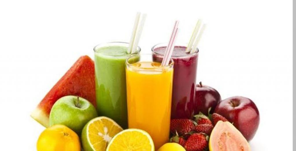 Ilustrasi gambar jus buah