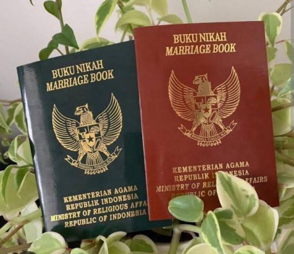 Ilustrasi buku nikah 