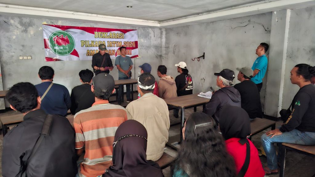 Komunitas Demokrasi Inspirasi Jawa Timur deklarasi pemilukada damai