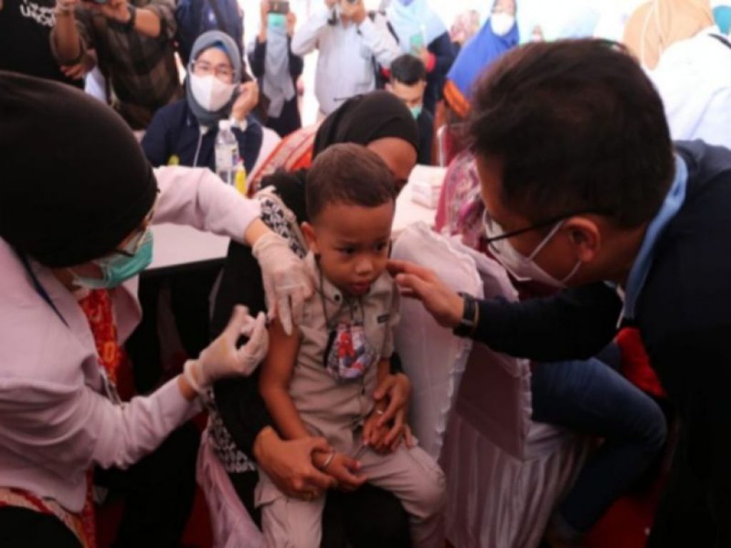 Ilustrasi: foto vaksin pada anak