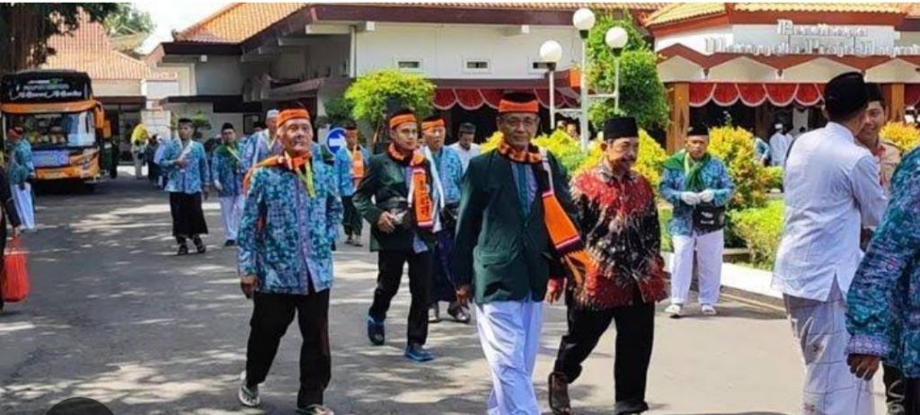 Ilustrasi pemberangkatan haji 