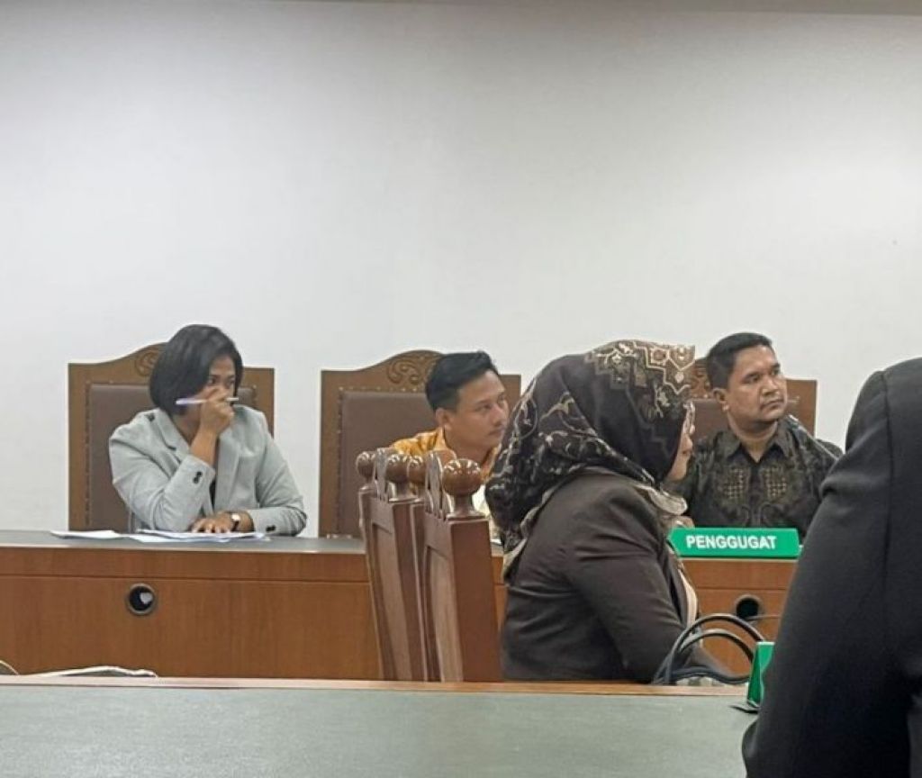 Sidang perdata yang digelar di Pengadilan Niaga Jakarta Pusat.