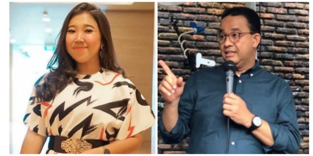 Kiky Saputri dan Anies Baswedan