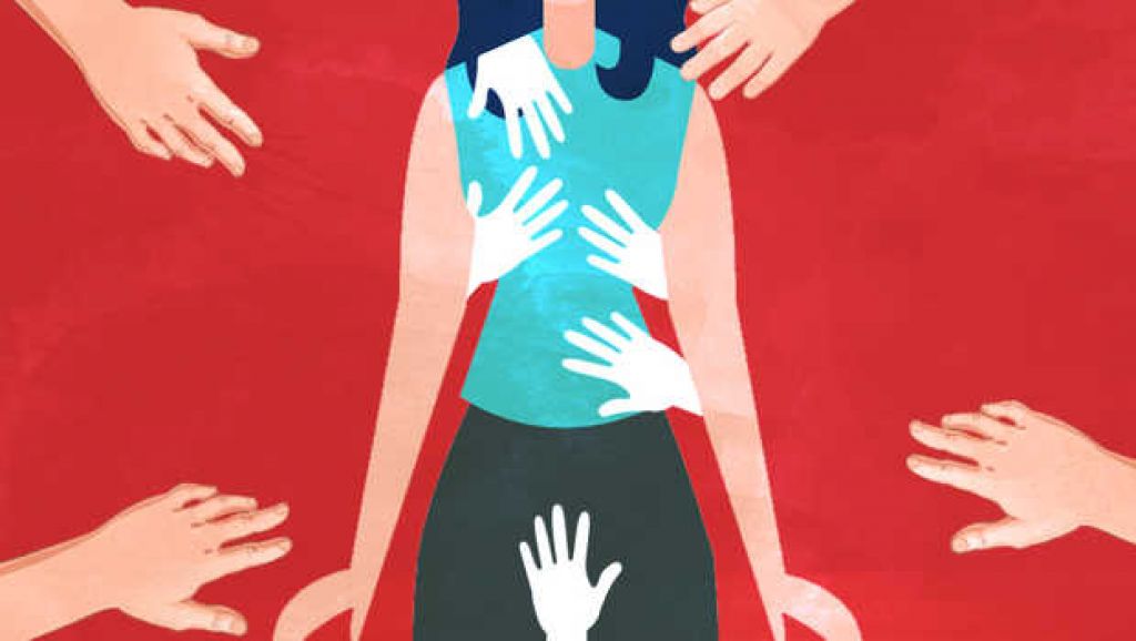 Ilustrasi pelecehan.