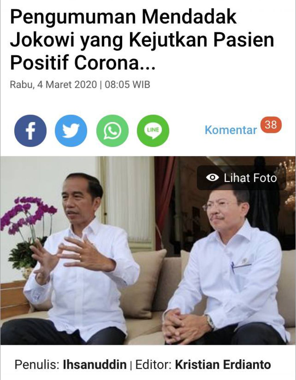 tangkapan layar artikel berita nasional.kompas.com