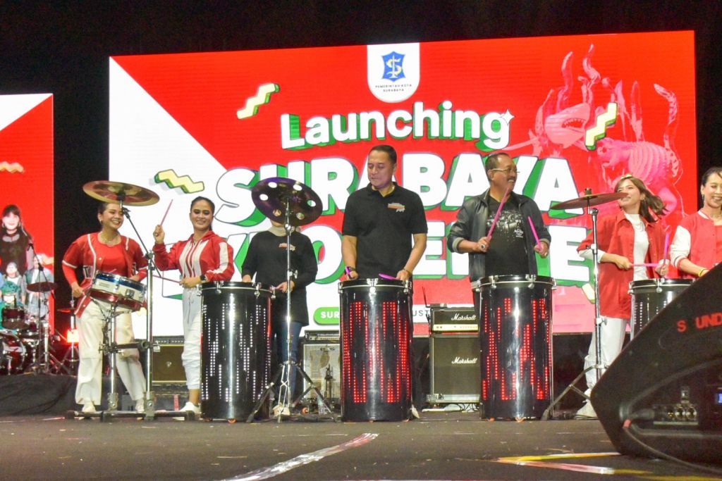 Wali Kota Eri Cahyadi Resmi Melaunching Surabaya Expo Center di Lahan eks TRS, Jadi Wadah Ekspresi Anak Muda.