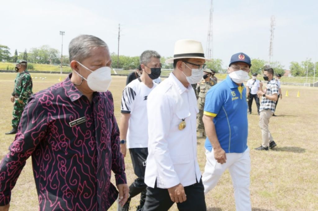 Motivasi Ridwan Kamil ke Tim Sepak Bola dan Voli Pantai: Hasil Tidak Bohongi Proses