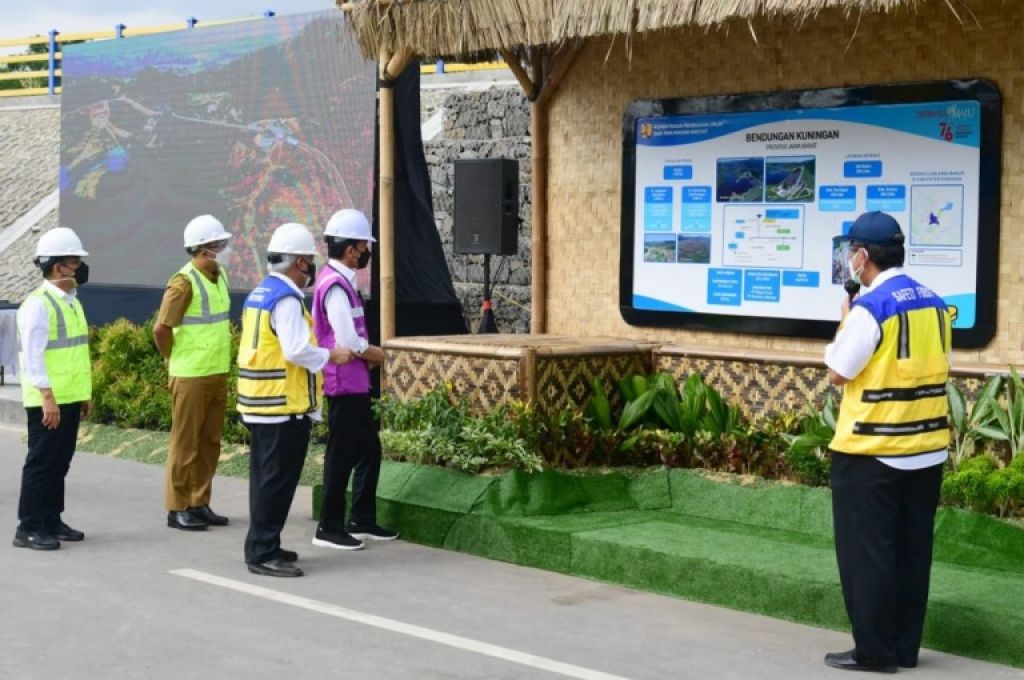 Presiden Jokowi Resmikan Bendungan Kuningan  Mengairi 3.000 Hektare Sawah