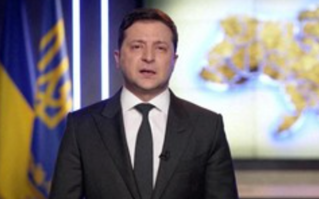 Volodymyr Zelensky.