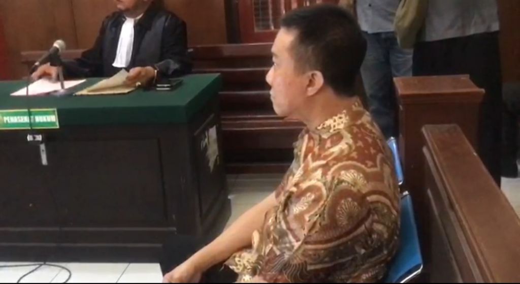 Terdakwa Heru Herlambang jalani sidang tuntutan