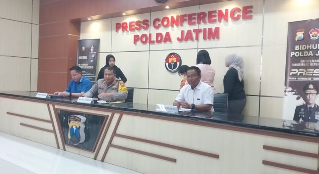 Polda Jatim rilis tersangka baby sitter